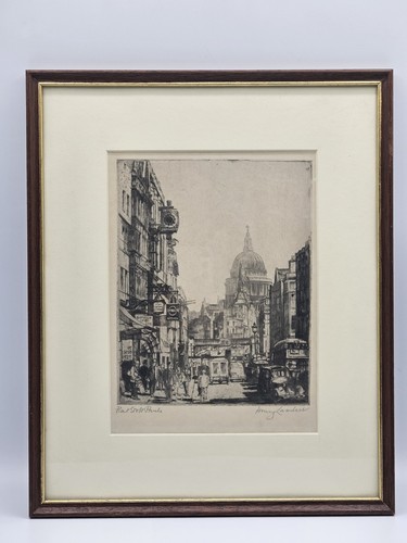 Vtg framed pencil - pencil, signed