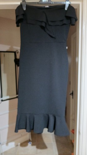 Quiz bardot ruffke neck midi - bardot,