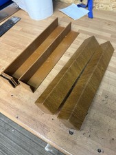 Golden oak corner fascia  Trim  fascia joint UPVC PVC  TRIM New Old Stock