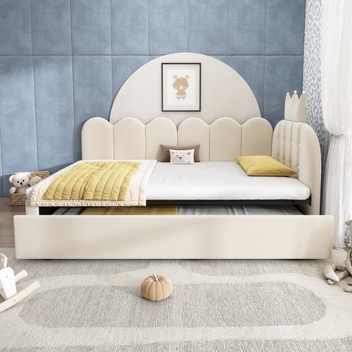 Upholstered 3ft single bed - upholstered,