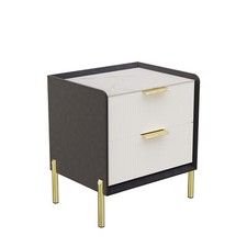 Modern Nightstand 2 Drawer