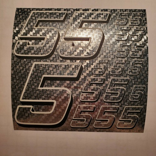 Carbon fiber textured chrome - carbon,