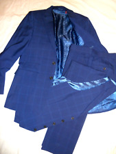 Ted Baker Elevated super fine fabric 3PIECE smart Suit ie UK 38L"EUR 48L"w32