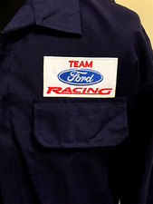 Retro ford racing badged zip - ford,