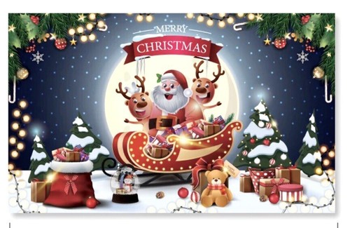Christmas backdrop banner - backdrop,