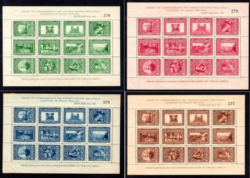 22nd philatelic congress - gb,