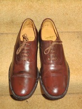 Sanders Brown Leather Oxford