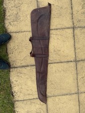 Brown Leather gun slip 48”