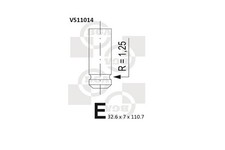 V511014 BGA Exhaust Valve for