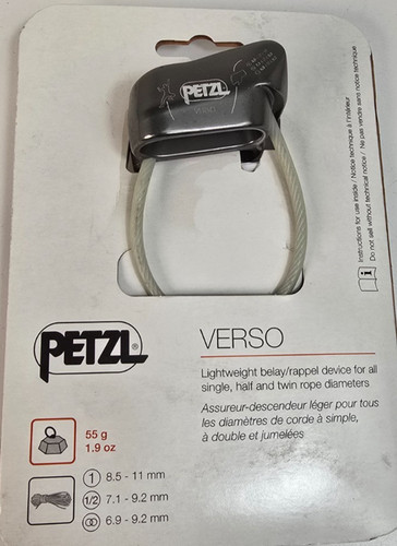 Petzl verso lightweight belay - petzl,