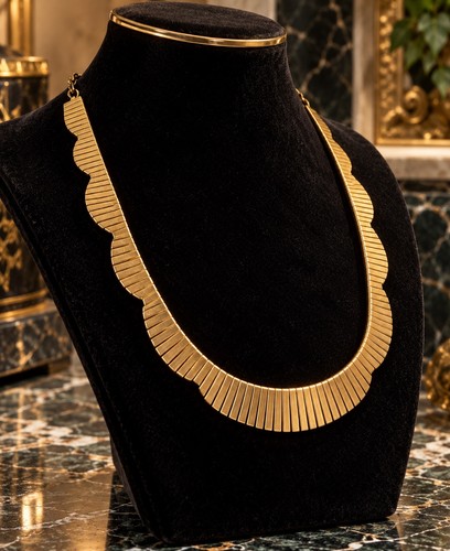Vintage gold tone cleopatra - vintage,