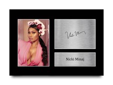 Nicki Minaj Signed Pre Printed
