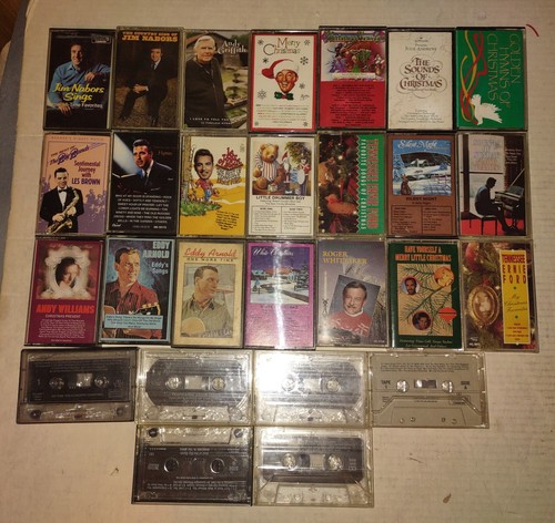 Vintage cassette tape lot - cassette,