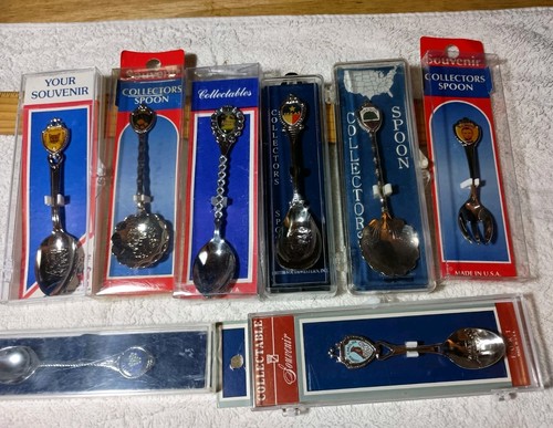 Souvenir spoons lot - spoons, of