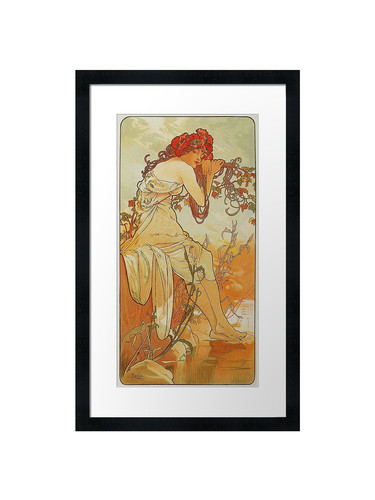 Alphonse mucha summer - summer, 1896