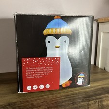 Giant 5FT blow up inflatable penguin light up Christmas decoration 