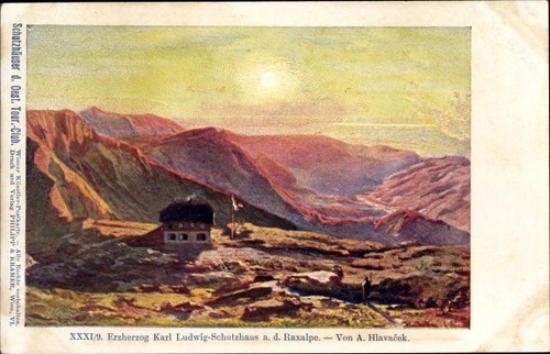 Artist postcard hlavacek a - hlavacek,,