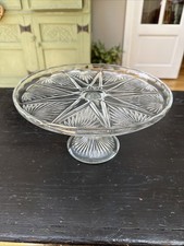 Large VIntage Starburst Glass