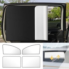 1/2PCS Magnetic Car Side Window Sun Shade Covers Privacy Curtain UV Protection