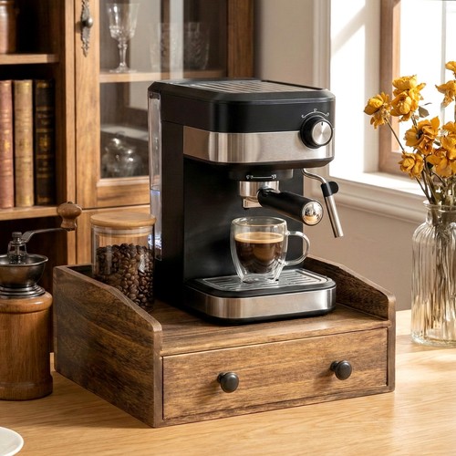 Wooden coffee pod storage - coffee,