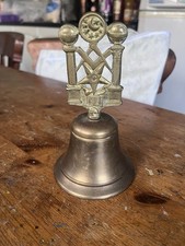 Vintage Brass Masonic Bell