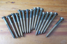 14  x   Nettlefolds BRASS WOOD
