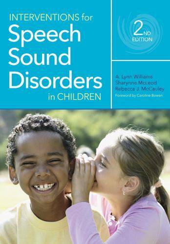 Interventions for speech sound - speech,
