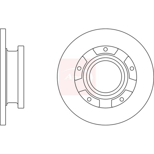 Brake discs solid - brake,