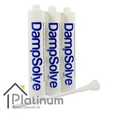 3 x DAMPSOLVE Damp Proof Injection Cream | DPC Course Rising Damp Treatment