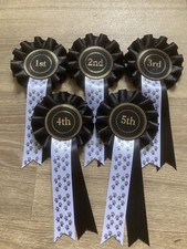 5 X 1 Tier 1st-5th Rosettes 