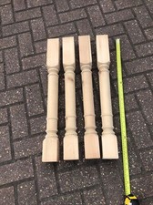 4 Wooden Pine Farmhouse Priory Table Legs 70mm Wide X 700mm Long,pine Table Legs