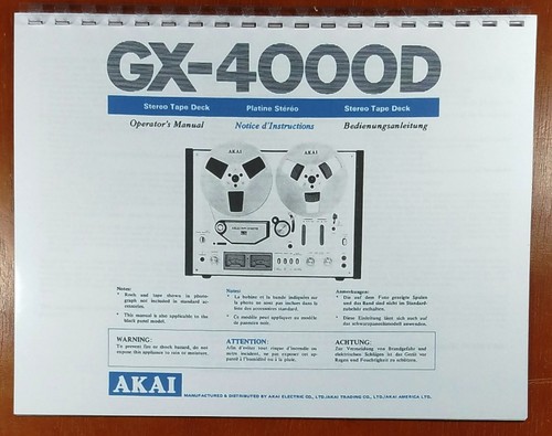 Akai 4000d reel - akai, to