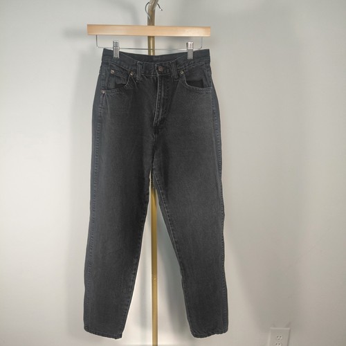 Vtg congo trader black denim - congo,