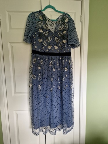 Joanna hope mesh - blue, dot