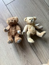 Two miniature teddy bears - miniature, one