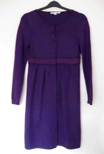 Boden purple merino wool long - wool,