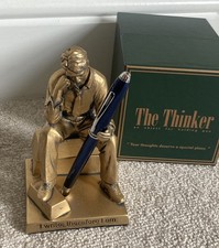 THE THINKER MAN PEN HOLDER  -