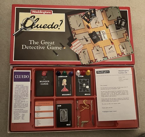 1990 cluedo waddingtons - 1990, by