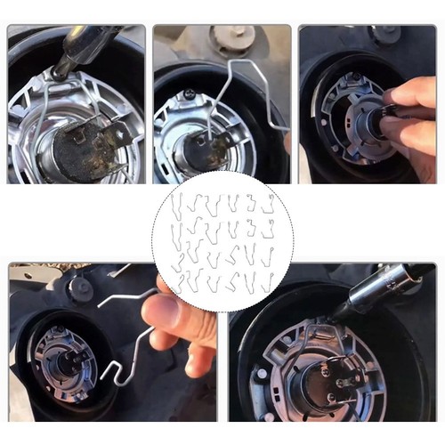 Headlight bulb holder spring - headlight,