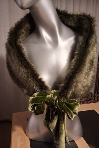 Stunning designer faux fur - faux,