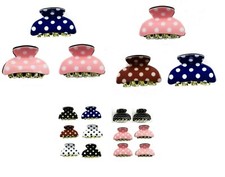 3x Hair claw Small Bulldog