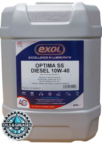Exol 10w40 diesel 20ltr - 10w40, a
