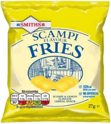 Smiths scampi lemon fries x - smiths,