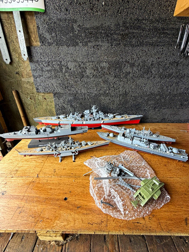 Pre built plastic ship - plastic, model