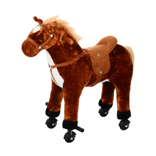 Children plush walking horse - walking,
