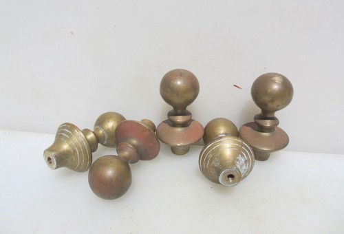 Antique brass furniture finial - antique,