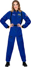 Astronaut Costume Space Suit Jumpsuit Space Girl Spaceman Fancy Dress Size S