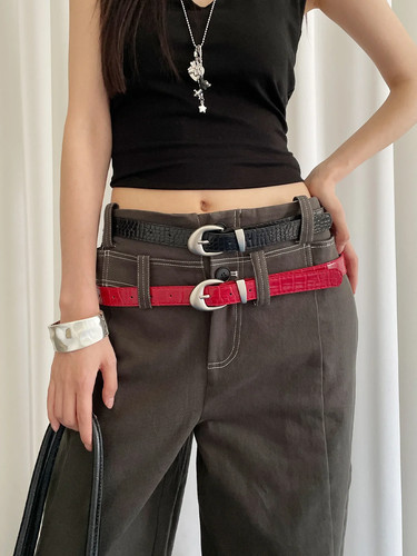 High end crocodile pattern red - crocodile,