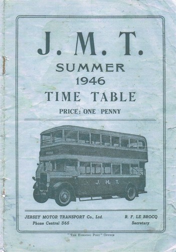Jersey motor transport - j.m.t.jersey,