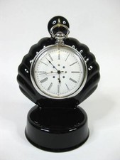 BLACK Porcelain Pocket watch